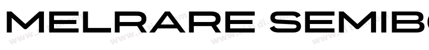 Melrare SemiBold字体转换